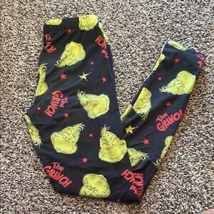 Grinch Leggings - Black and Green